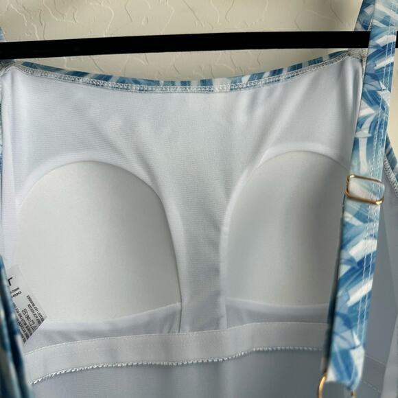 Catherine Malandrino Blue Tropical One Piece Swim NWT - Picture 5 of 7